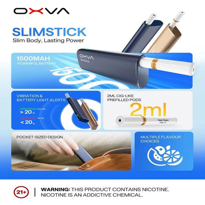 OXVA SLIMSTICK 預注油加熱棒電子煙拋棄式